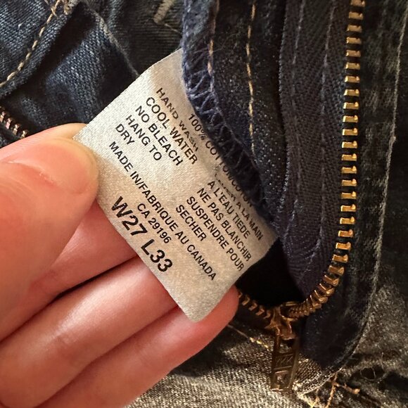 Dish Y2K low rise split flare jeans - sz 27 - Picture 5 of 5